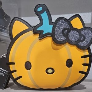 Loungefly Halloween Hello Kitty Pumpkin Crossbody Bag